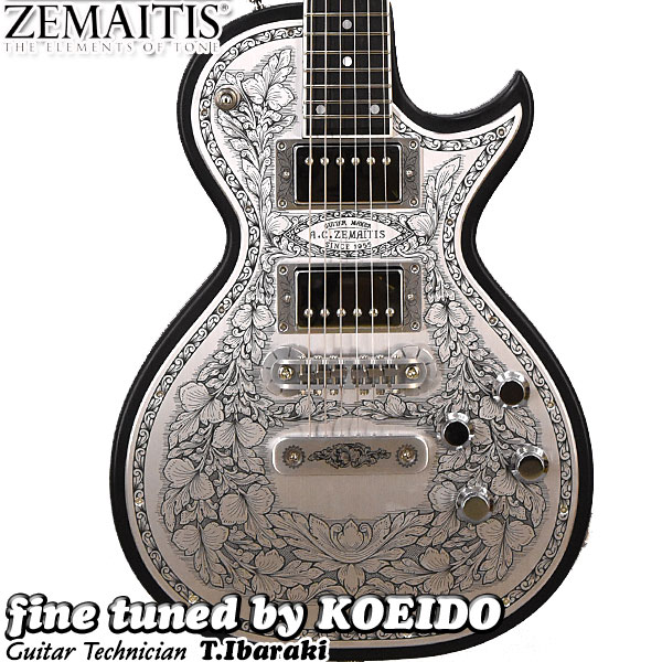 ZEMAITIS Metal Front Series MFG-AC-24 BK【ロゴ入りタンブラープレゼント】【送料無料】ゼマイティス 日本製エレキギター