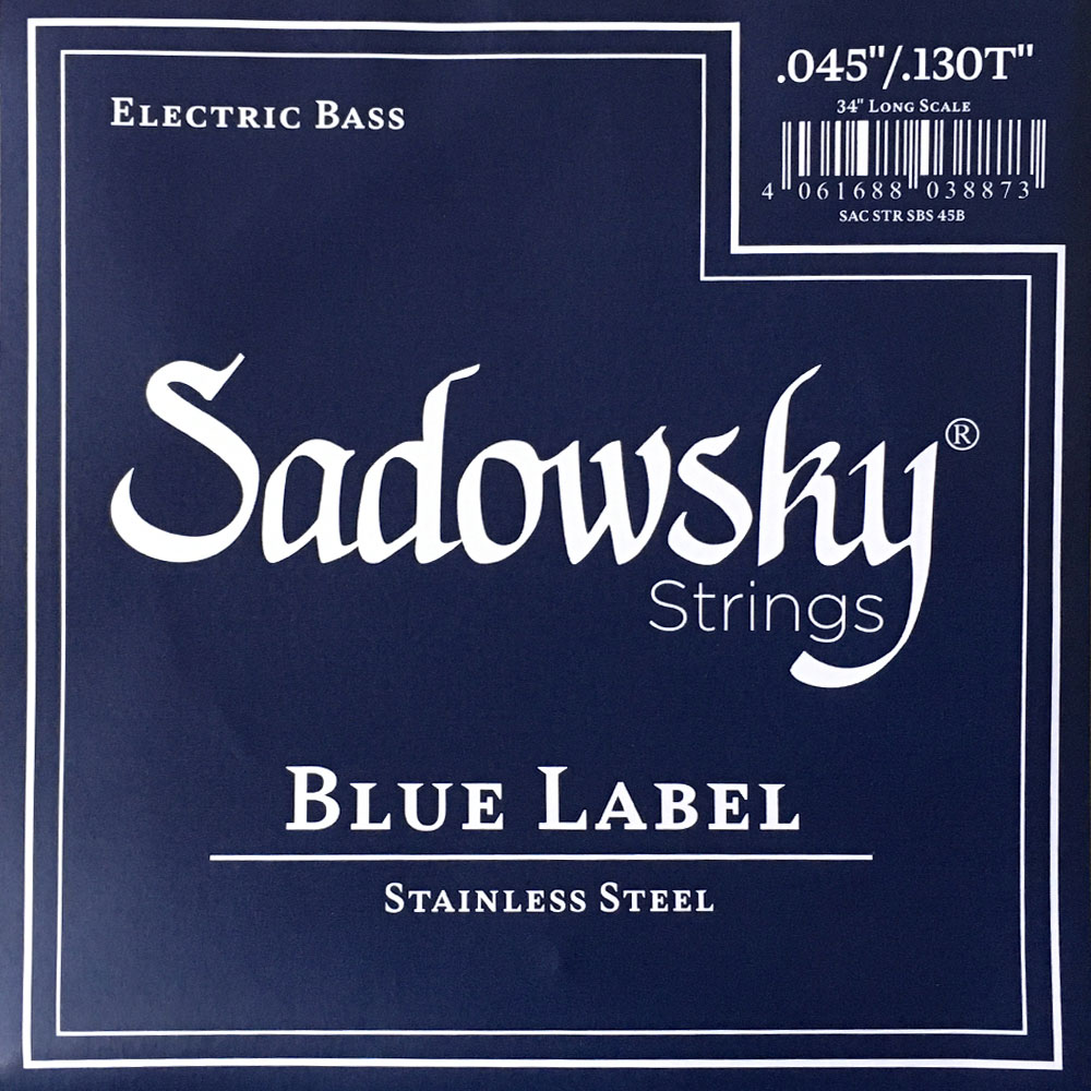 SADOWSKY SBS45B Blue Stainless