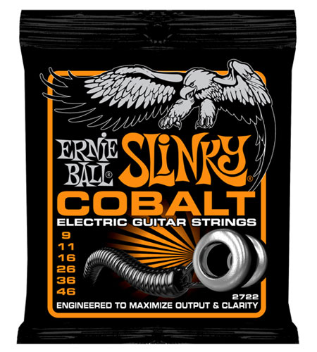 ERNIE BALL #2722 Cobalt Hybrid Slinky コバルト・エレキギター弦【定形外郵便発送】