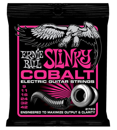 ERNIE BALL #2723 Cobalt Super Slinky コバルト・エレキギター弦【送料無料】【定形外郵便発送】