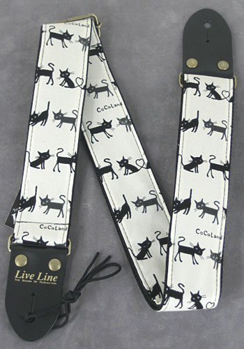 Live Lineストラップ LS2400CCB[CoCoLandキャット/ホワイト]【送料無料】【定形外郵便発送】