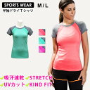 KOEISTORE提供 <small>アパレル・ファッション</small>通販専門店ランキング2位 【メール便送料無料】Tシャツ レディース スポーツウェア 半袖 ヨガウェア ドライ スポーツ ウォーキング ヨガ 吸汗速乾 パープル ピンク 夏 スポーツインナー ストレッチ グリーン ダンス ジム ランニング マラソン フィットネスウェア 大人 あす楽 KOEISTORE提供 <small>アパレル・ファッション</small>通販専門店ランキング2位 【メール便送料無料】Tシャツ レディース スポーツウェア 半袖 ヨガウェア ドライ スポーツ ウォーキング ヨガ 吸汗速乾 パープル ピンク 夏 スポーツインナー ストレッチ グリーン ダンス ジム ランニング マラソン フィットネスウェア 大人 あす楽