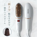 卒業 プレゼントヘアアイロンブラシ ヘアアイロン コームアイロン ストレートブラシ ストレートアイロン ヒートブラシ 旅行用 携帯用 卒業 プレゼント