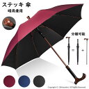 ステッキ傘 つえ 完全遮光 100% 遮熱 晴雨兼用 軽い 8本骨 UVカット 紫外線カット 長傘 軽量 大きい 撥水 雨傘 かさ 仕込み杖 メンズ 断熱 頑丈 抗風 ジャンプ式 暑さ対策 熱中症対策 豪雨対策 男女兼用 紳士傘 折れにくい 敬老の日 父の日