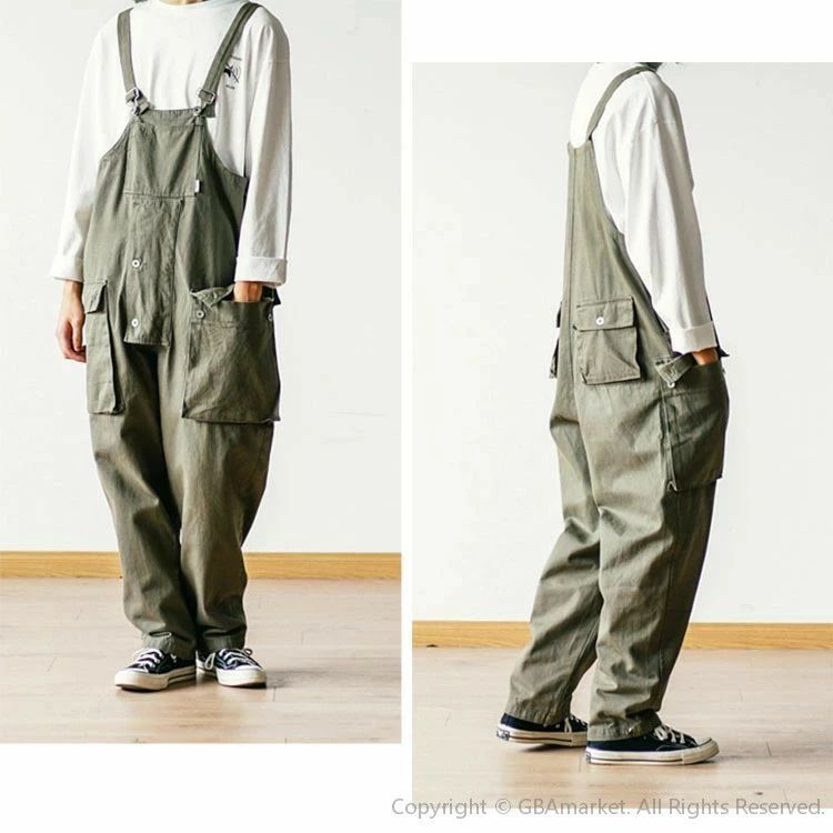 オーバーオール メンズ サロペット サルエルパンツ オーバーオール メンズ レディース ユニセックス カーゴパンツ ロングパンツ 無地 S M L XL 2XL コスプレ ブラック アーミーグリーン ネイビー 大きいサイズ b系 ヒップホップ ストリート系