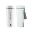 電気ケトル 電気ポット 小型 軽量 ミニ 電気ボトル ボトル 30℃〜100℃ 400ml 魔法瓶 ポータブル 旅行 外出 400ml 自動電源OFF 空だき防...