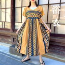 【浴衣リメイクフレンチ袖ワンピース】ミセス40代50代60代70代レディース綿100%爽やか涼しいエレガント和風和柄夏祭り盆踊りロング花火大会リゾートホームウェア古典柄