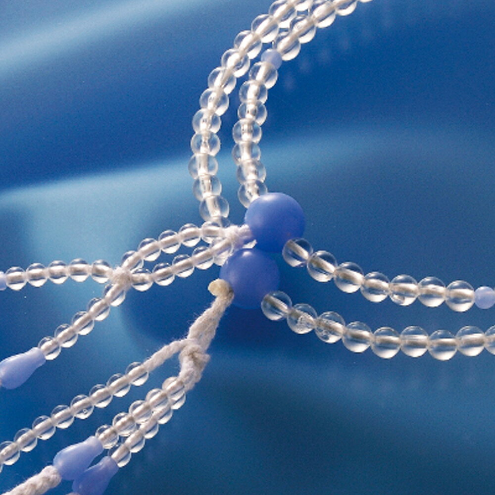 女性用PCカラー念珠（水晶ラピス仕立）創価学会仏壇/創価学会仏具/ミニ仏壇/コンパクト仏壇/お念珠/お数珠