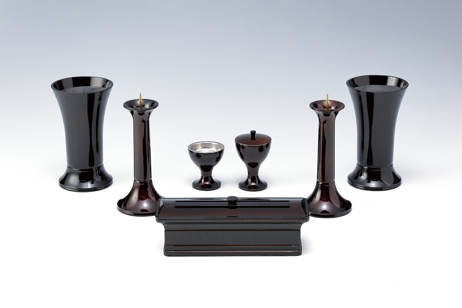 創価学会仏壇/創価学会仏具/仏具セット/風雅7点セット