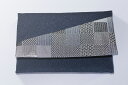京念珠ケース【市松/紺】/ちりめん/縮緬/念珠ケース/お数珠入れ/創価学会仏壇/創価学会仏具/コンパクト仏壇/ミニ仏壇