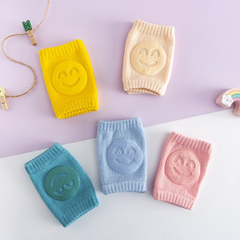 赤ちゃん膝あて、柔らかい耐久性ニーパッドプロテクター、子供肘あて、幼児ハイハイ膝あて、膝パッド 1歳未満