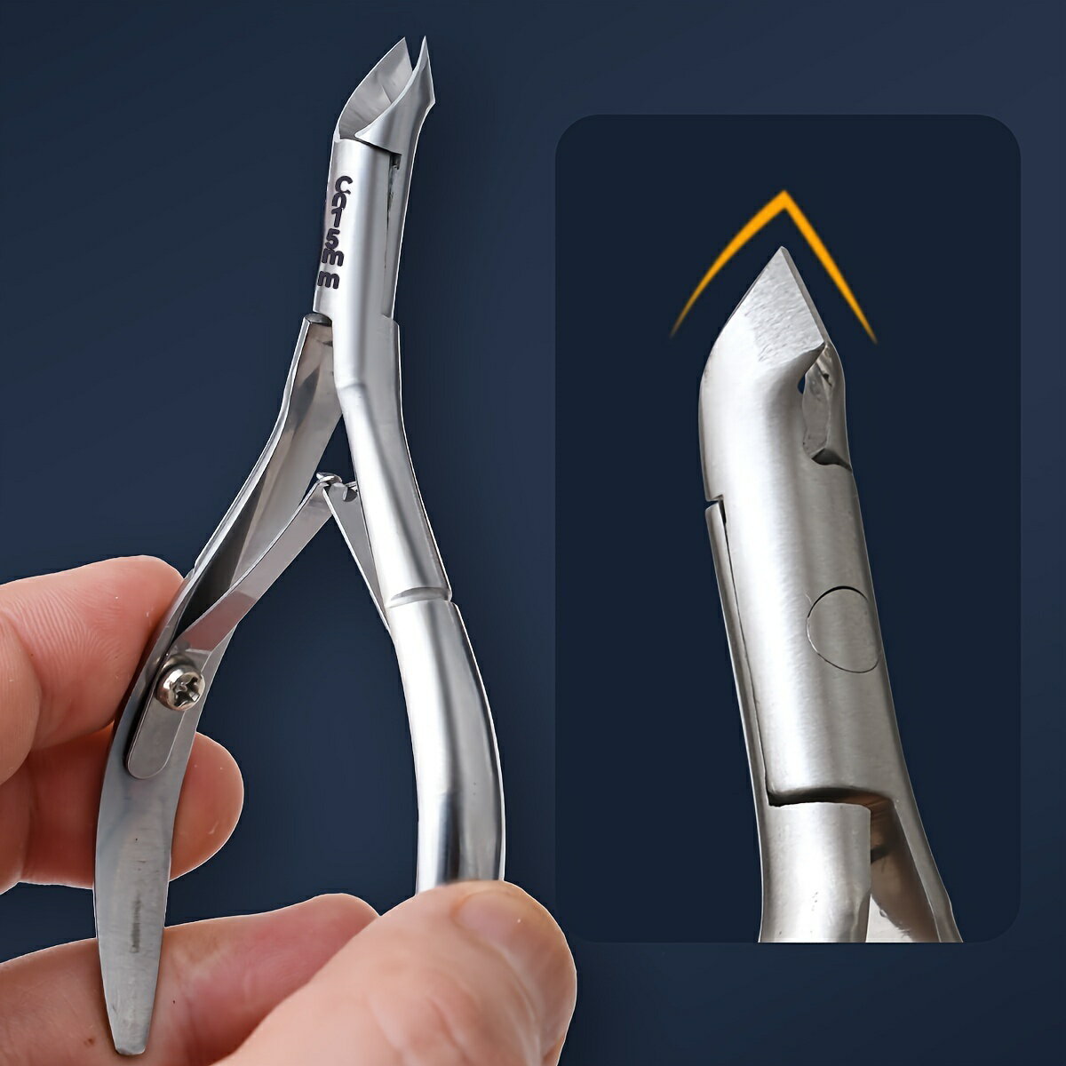 クリッパー - 精密な厚い爪矯正、巻き爪トリマー、エッジカッター、多機能爪切りツール、キューティクルシザーズ、ホームネイルケア用