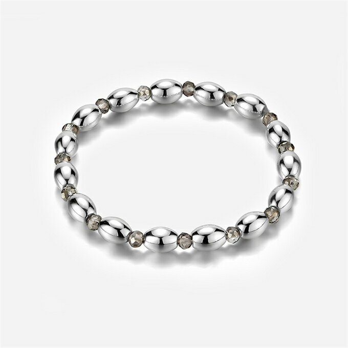 ヘマタイト 銀メッキ アンクレット 磁気 ブレスレット 黒胆石 磁気 天然磁石 天然石 健康 プレゼント 天然鉱石 新しいスタイル ジュエリー エネルギーマグネット付き 疲労回復 痛みの軽減 免疫力向上 関節炎 ストレス解消 痩身ブレスレット