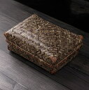 ランチボックス 虎竹おにぎり弁当箱 通気性の良いおむすび弁当箱 シンプルでモダン!竹の収納かご 小物収納 手作り ハンドメイド自宅用 竹製 サステナブル エコ素材 籠 虎竹 紫竹 虎斑竹 竹細工 プレゼント ギフト(3)