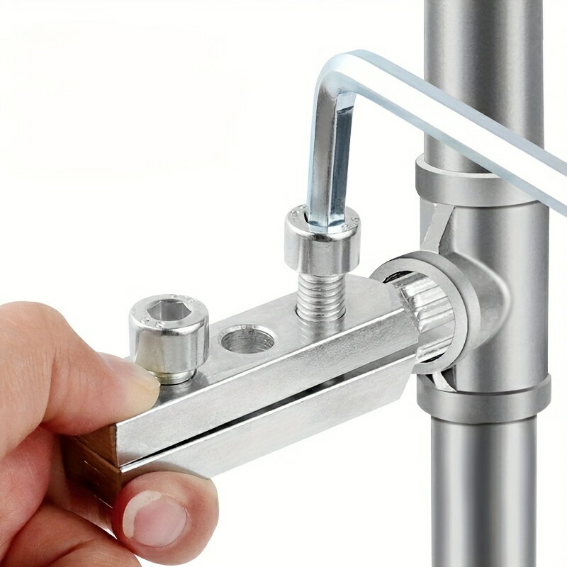 蛇口損傷バルブ抽出ツール ? 1/2-3/4インチ調整可能角度、スチールパイプ＆ネジリムーバー、握りやすいブルーハンドル、配管工の必須メンテナンスキット