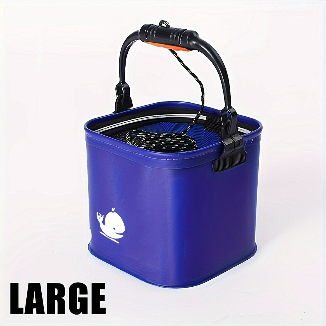 多機能折りたたみフィッシングバケット EVA ポータブル折りたたみフィッシングバレル フィッシングアク..
