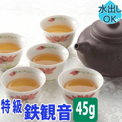 【 10%OFF ／友達登録で400円】 送料無料 台湾茶 特級 鉄観音 (養生功夫茶) 45g 水出し 冷茶 お試し 送料込み ウーロン茶 中国茶 茶葉 香ばしい 脂肪分解 ダイエット デトックス 特級 効果 効能 花粉 入れ方 淹れ方 極上品 カテキン スーパーセール