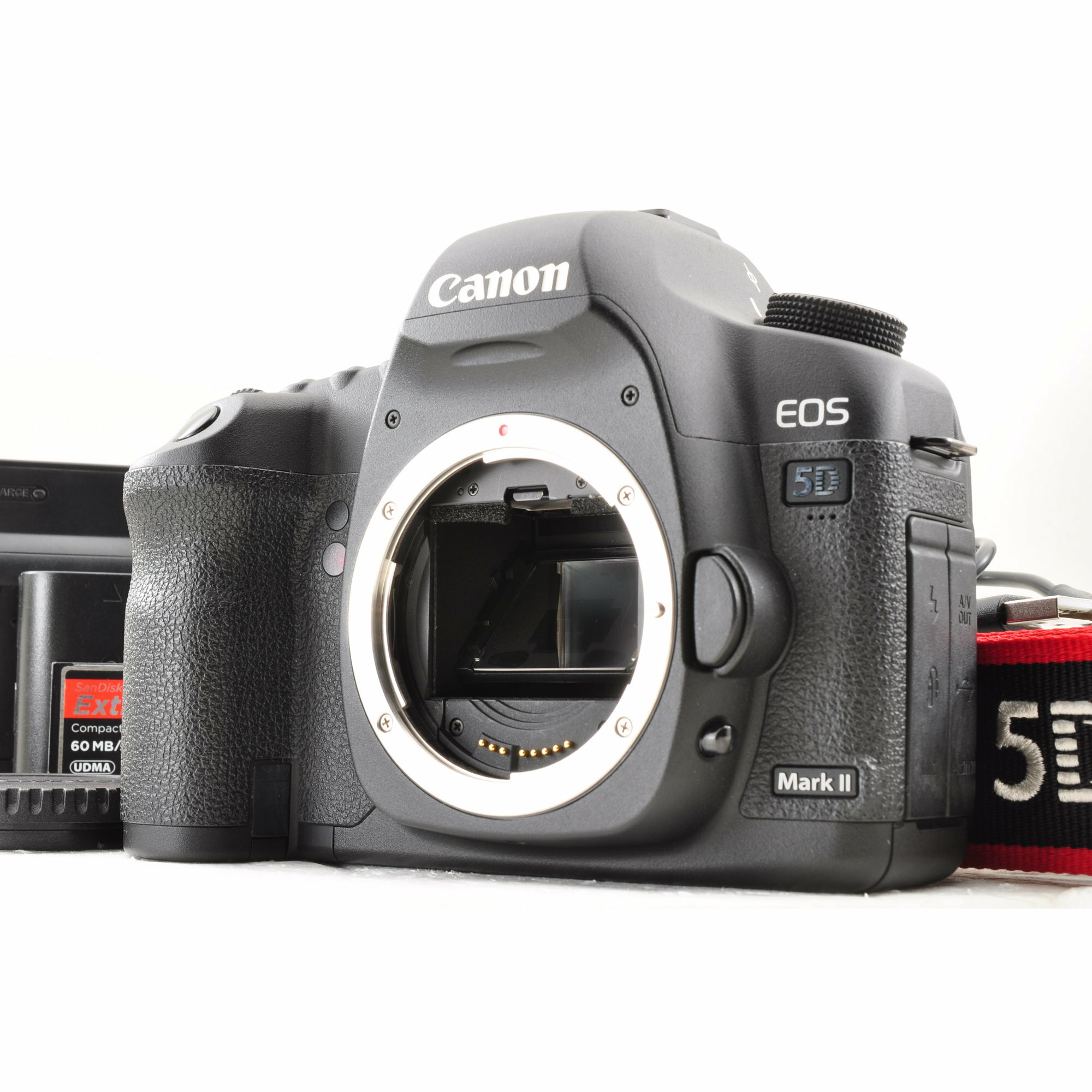 【中古】Canon EOS 5D Mark II ボディ デジタル一眼レフ キヤノン シャッター約20500ショット CF 16GB