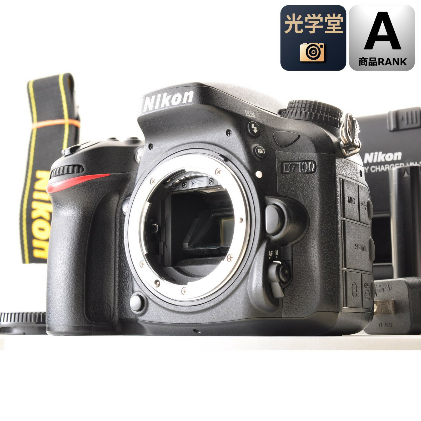 【中古】Nikon D7100 24.1MP 一眼レフ デジタルカメラボディ ニコン シャッター回数 : 約50350回