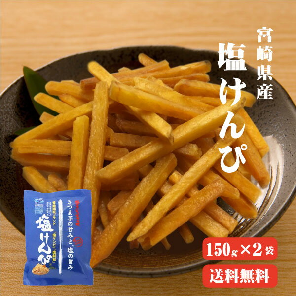 【送料無料】 塩けんぴ(150g×2袋) 【