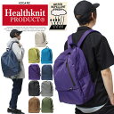 送料無料 Healthknit(ヘルスニット) ナイロン バックパック メンズ 軽量 撥水加工 11ポケット リュックサック レディース ユニセックス リュック デイパック カバン A4 黒 ビジネス バッグ 無地 収納力 大容量 多機能 普段使い 通学 通勤 大きめ PC アウトドア ワークマン