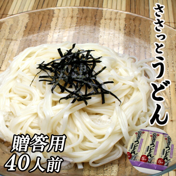 うどん お歳暮 送料無料 ささっとうどん20袋入 40人前 御歳暮 贈答用 化粧箱入り 無添加麺 つゆ付き 乾麺 袋麺 プレゼント 釜揚げうどん お取り寄せ グルメ 食品 産地直送 ご当地グルメ ギフト 保存食 贈り物 内祝い 誕生祝 温かい おいしい 人気 おすすめ 鍋 長期保存 1