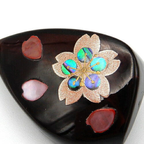 桜 ペンダントトップ 琥珀 ネックレス 蒔絵 ...の紹介画像3