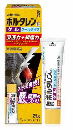 【第2類医薬品】【定形外郵便で送料無料！】ボルタレンEXゲル　25g【セルフメディケーション税制対象】 1