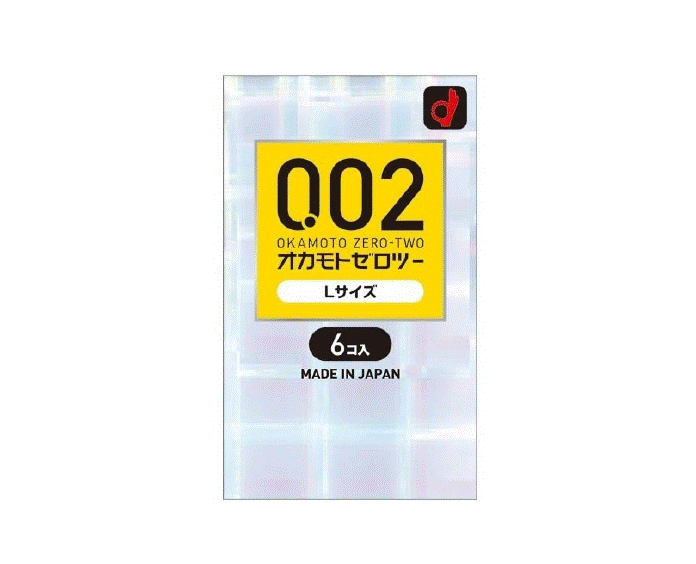 オカモト　コンドーム　うすさ均一0.02（ゼロゼロツー)EX Lサイズ　6個入り