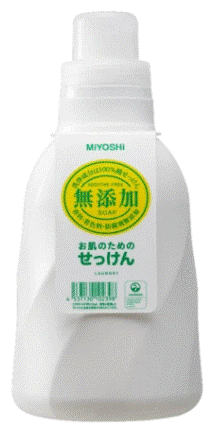 無添加 お肌のための洗濯用 液体せっけん 1.1L