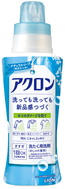 アクロン ナチュラルソープの香り（微香タイプ） 本体 450ml