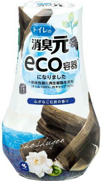 トイレの消臭元 心がなごむ 炭の香り 400ml