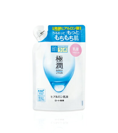 【商品特徴】 ●うるおい成分であるヒアルロン酸にこだわり抜き、必要のないものはできる限り削ぎ落として、配合成分と容器をシンプルにしました。 ●「肌ラボ 極潤 ヒアルロン乳液」は、肌が求めるうるおいを詰めこんだ乳液。 ●4種類のヒアルロン酸（うるおい成分）を配合しました。 ●やさしいとろみで、たっぷりうるおい、使うたび、健やかな素肌へ。 ●老若男女、誰でも使えます。 ●弱酸性。無香料・無着色・鉱物油フリー・アルコールフリー・パラベンフリー。 ●敏感肌の方の協力によるパッチテスト済み。 （すべての方に刺激が起こらないというわけではありません。） ●本製品の容器には、環境に配慮したバイオマス原料を一部使用しています。 【ご注意】 ※パッケージデザイン等が予告なく変更される場合もあります。 ※商品廃番・メーカー欠品など諸事情によりお届けできない場合がございます。 製造、販売元：ロート製薬株式会社 商品に関するお問い合わせ先 電話：06-6758-1230 受付時間／平日9:00〜18:00 （土日祝除く）広告文責：有限会社シンエイ 電話：077-545-0252