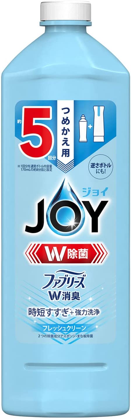 ジョイ W除菌 食器用洗剤 フレッシュクリーン 詰め替え 670ml