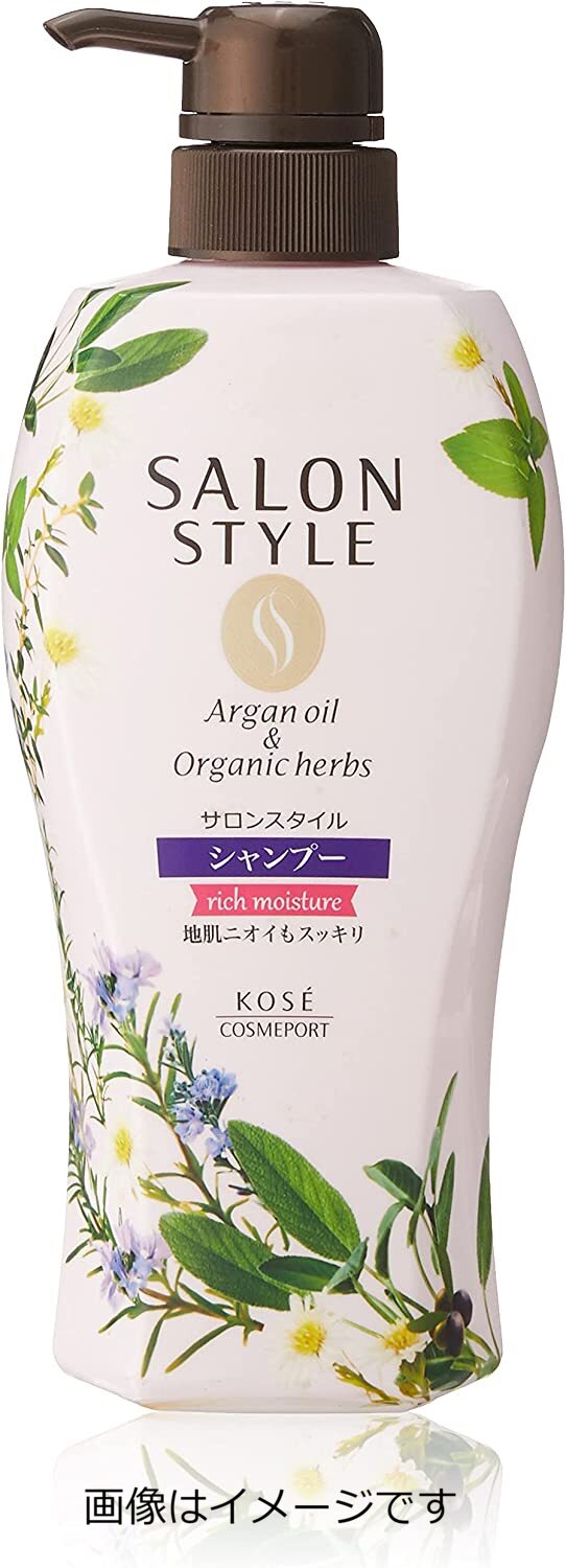 コーセー サロンスタイル ノンシリコンシャンプー リッチモイスチュア 500ml