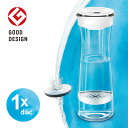 【BRITA】ブリタ カラフェ型浄水器 ホワイトグラファイト マイクロディスク浄水フィルター 1個入り
