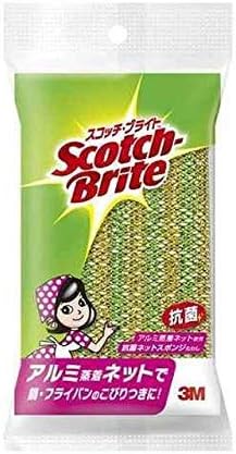 【定形外郵便で送料無料！】スコッチ・ブライト 抗菌ネットスポンジたわしアルミ蒸着ネット NT-02K※色の選択はできません