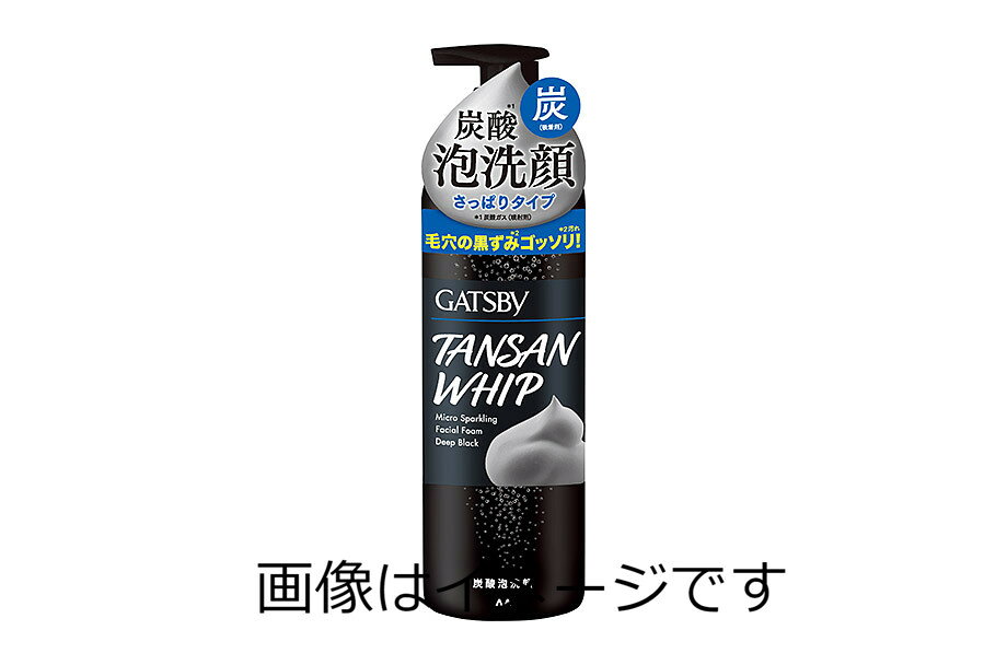 ギャツビー マイクロスパークリング泡洗顔 ディープブラック 200g