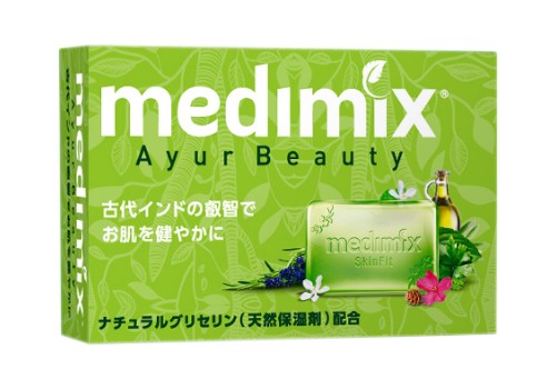 【 medimix】メディミックス アロマソープ フレッシュグリーン 125g