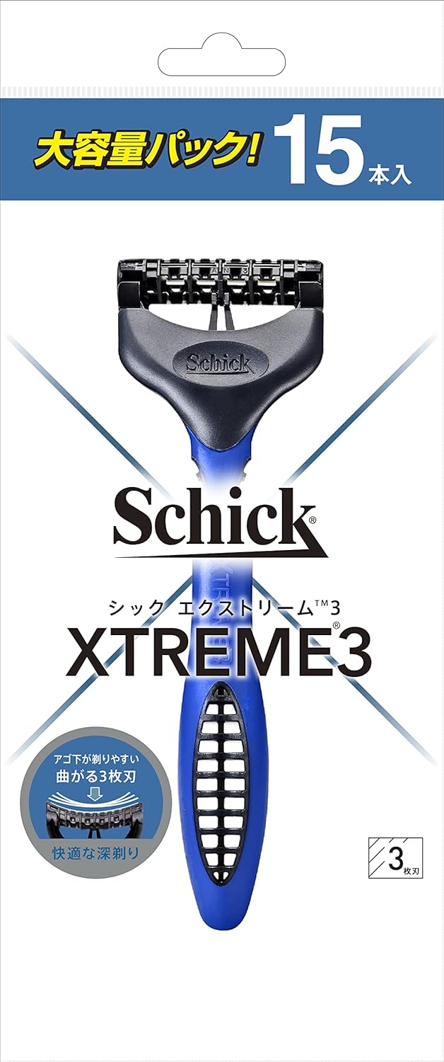 【Schick】シック エクストリーム3 ディスポ 15本入