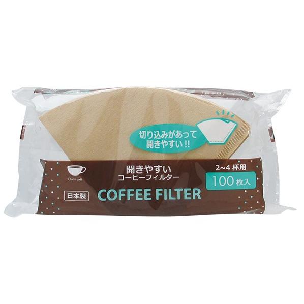 アートナップ OC-06 おうちカフェ コーヒーフィルター 茶100枚入り