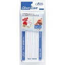 【定形外郵便で送料無料!】クロバーラブ 77-611 強力替えゴム 白 4コール 13m巻き