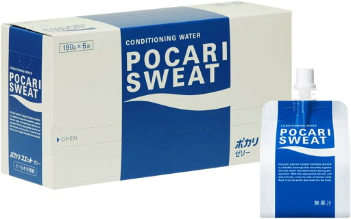 大塚製薬 ポカリスエット ゼリー パウチ 180g×6個 大塚製薬 ポカリスエット ゼリー パウチ 180g×6個