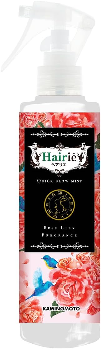 ヘアリエ クイックブローミスト エレガントなローズ・リリィの香り 180ml