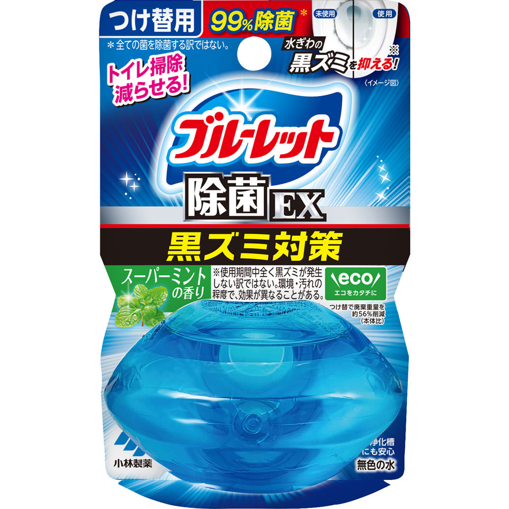 液体ブルーレットおくだけ除菌EX スーパーミントの香り 詰替え用 67ml