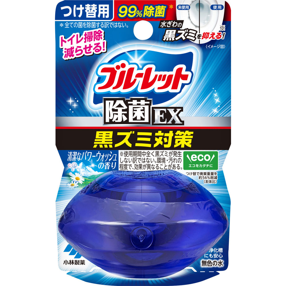 液体ブルーレットおくだけ除菌EX 清潔なパワーウォッシュの香り 詰替え用 67ml