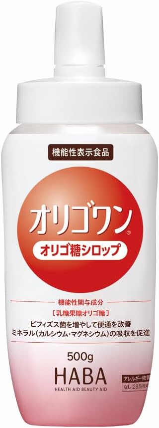 製品の特徴 ●ビフィズス菌を増やす乳糖果糖オリゴ糖配合シロップ。 乳糖果糖オリゴ糖は、ビフィズス菌を増やして腸内環境を良好に保ちます。 便通を改善し、食事に含まれるミネラル(カルシウム・マグネシウム)の吸収を促進します。 ・砂糖の代わりに使える、機能性表示食品のオリゴ糖シロップ。 ・砂糖に比べて、カロリー25％カット(固形分換算)、甘さは約半分。 ・熱に強く、煮物やお菓子作りなどの料理に。 冷たい飲み物にも。 ・甘さひかえめで続けやすい。 機能性表示食品 機能性関与成分 (乳糖果糖オリゴ糖) [届出番号] H868 [機能性表示] 本品には乳糖果糖オリゴ糖が含まれています。 乳糖果糖オリゴ糖は、おなかの中のビフィズス菌を増やして、腸内環境を良好に保ち、便通を改善することが報告されています。 また、乳糖果糖オリゴ糖は、食事に含まれるミネラル(カルシウム・マグネシウム)の吸収を促進することが報告されています。 全成分表示 ＜8g当たりの栄養成分＞ エネルギー 17kcal、たんぱく質 0g、脂質 0g、炭水化物 6g、食塩相当量 0.001g、カルシウム 0mg、マグネシウム 0mg、[機能性関与成分]乳糖果糖オリゴ糖 3.2g 原材料名：乳糖果糖オリゴ糖シロップ(国内製造)／クエン酸ナトリウム、クエン酸 ※パッケージデザイン等が予告なく変更される場合もあります。 ※商品廃番・メーカー欠品など諸事情によりお届けできない場合がございます。 販売元：株式会社ハーバー研究所 所在地：〒101-0041 東京都千代田区神田須田町1-24-11 お問い合わせ先 電話：0120-16-8080 受付時間／平日9:00〜19:00 （土日祝除く） 広告文責：有限会社シンエイ 電話：077-545-0252