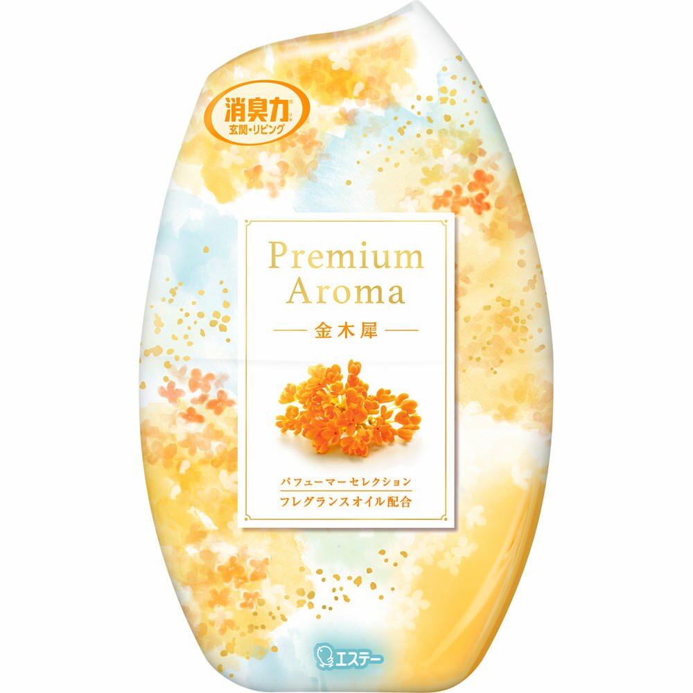 Rakuten - 【Premium Aroma】消臭力 プレミアムアロマ 玄関・リビング用 金木犀 400ml