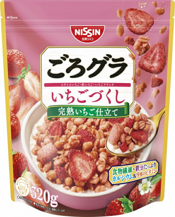 日清シスコ ごろグラ いちごづくし 320g