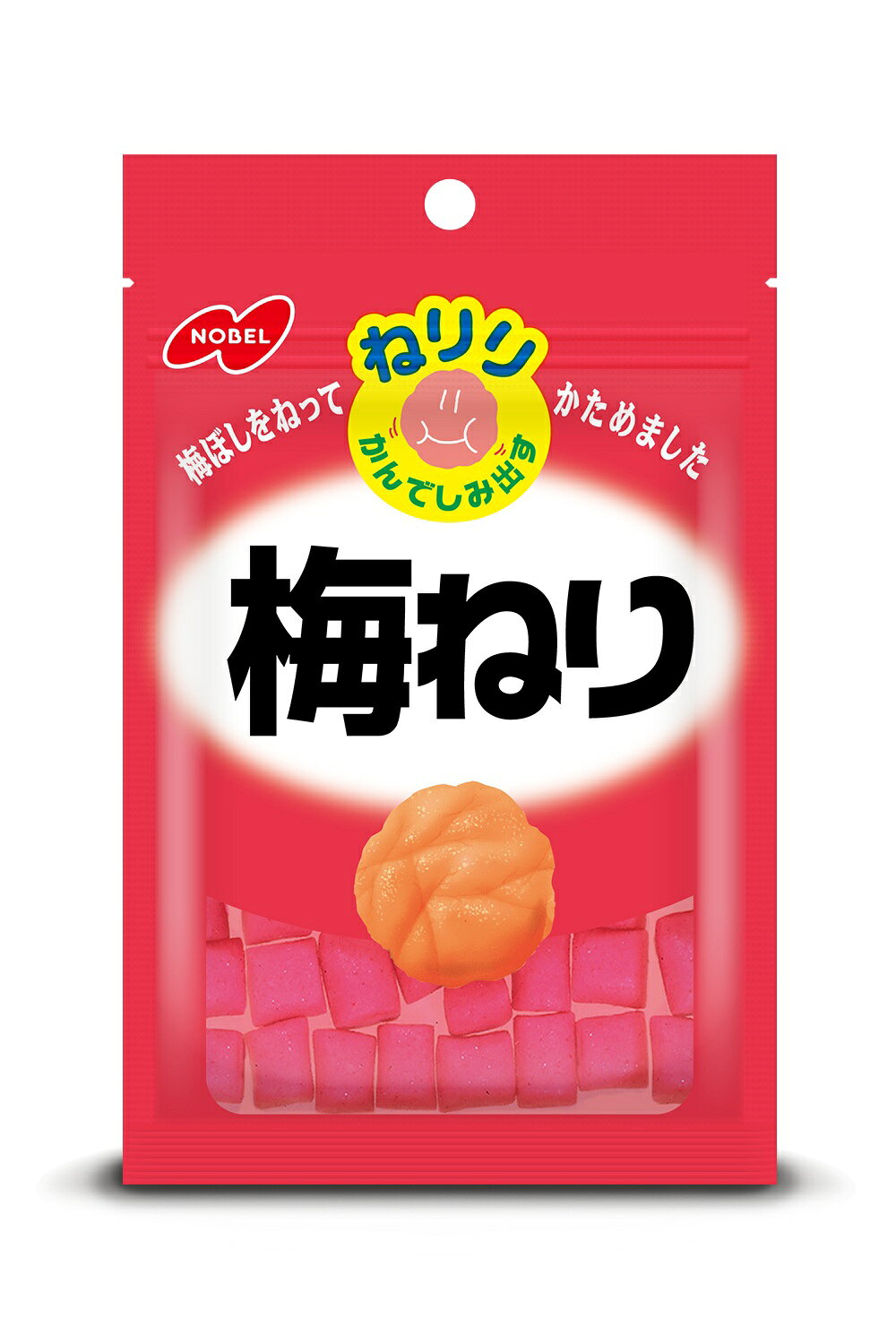 製品の特徴 ●梅ぼしをねってかためました。 かめばかむほど、しみ出す梅味です。 ●熱狂的なファンが多い、隠れた逸品！ .梅好きなら一度は食べるべき！ ※パッケージデザイン等が予告なく変更される場合もあります。 ※商品廃番・メーカー欠品など諸事情によりお届けできない場合がございます。 販売元：ノーベル製菓株式会社 住所：〒544-0004大阪市生野区巽北4丁目10番2号 商品に関するお問い合わせ先 電話：0120-47-0141 受付時間／平日9:00〜17:00（土日祝除く） 広告文責：有限会社シンエイ 電話：077-545-0252